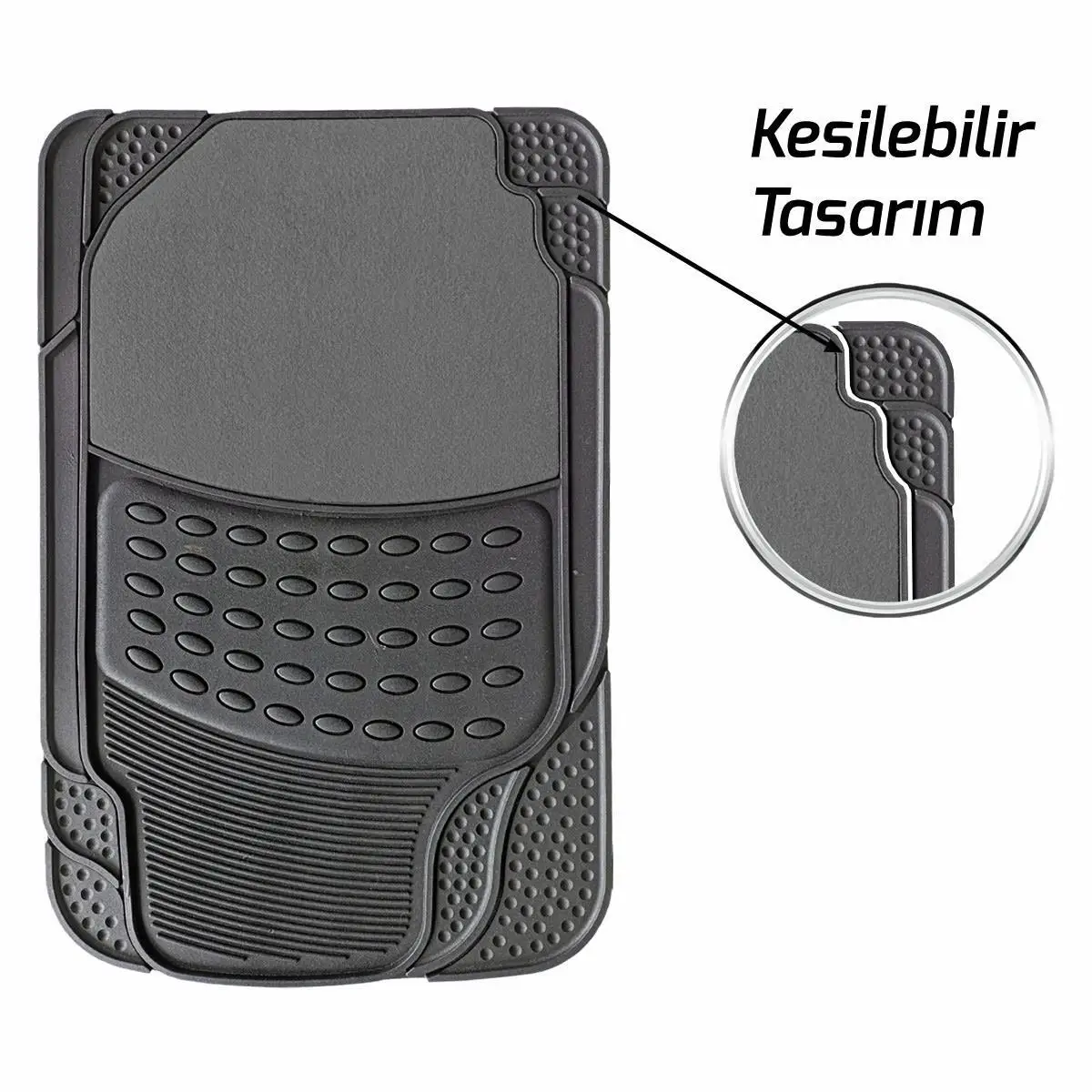 Hot Sale Auto Durable Easy Cleaning Fancy Floor Covering Car Floor Mat Trunk Boot Liner Used BLACK OEM Sets Inside Pcs Color TPE