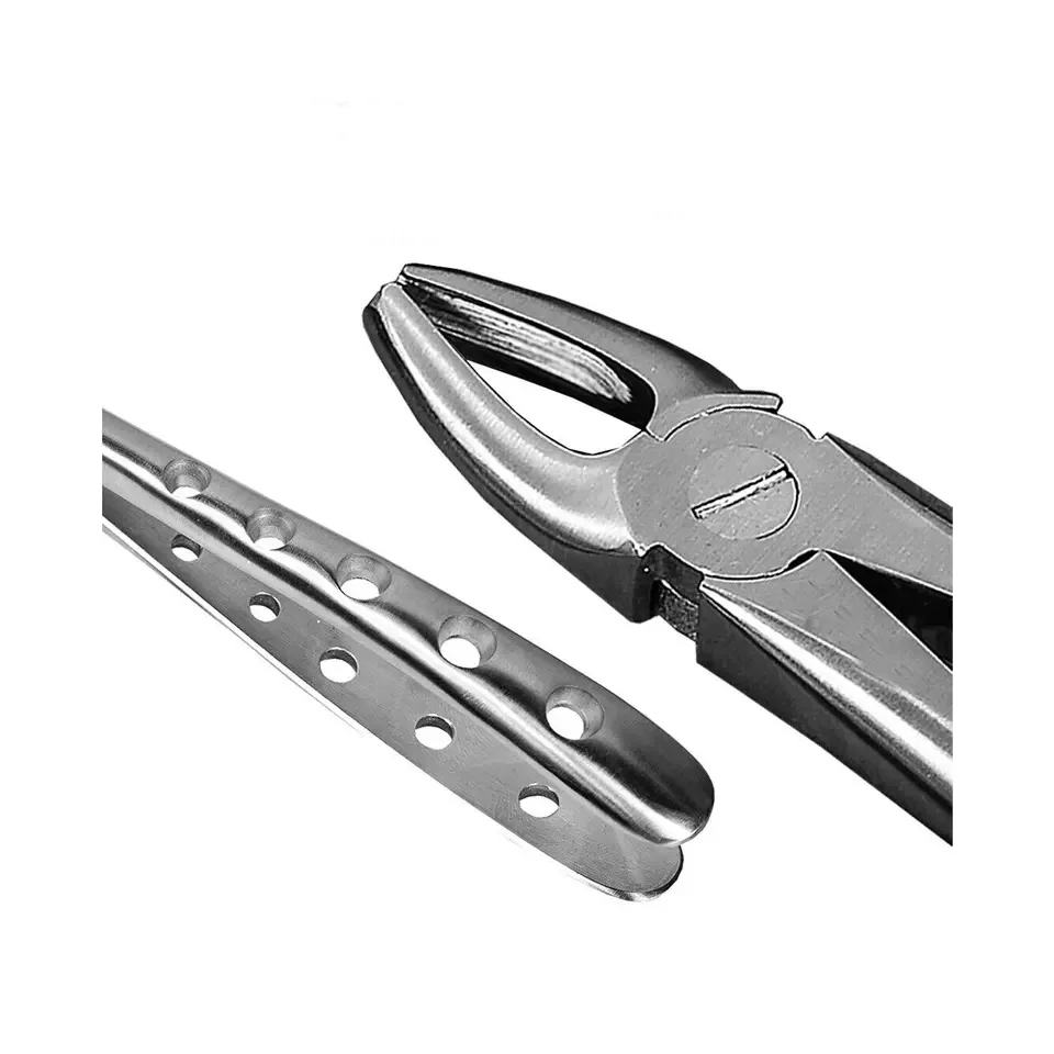 Зубные пинцеты набор 10 шт челюстно-лицевой хирургии зубные щипцы Профессиональный стоматолог Зуб Щипцы Комплект