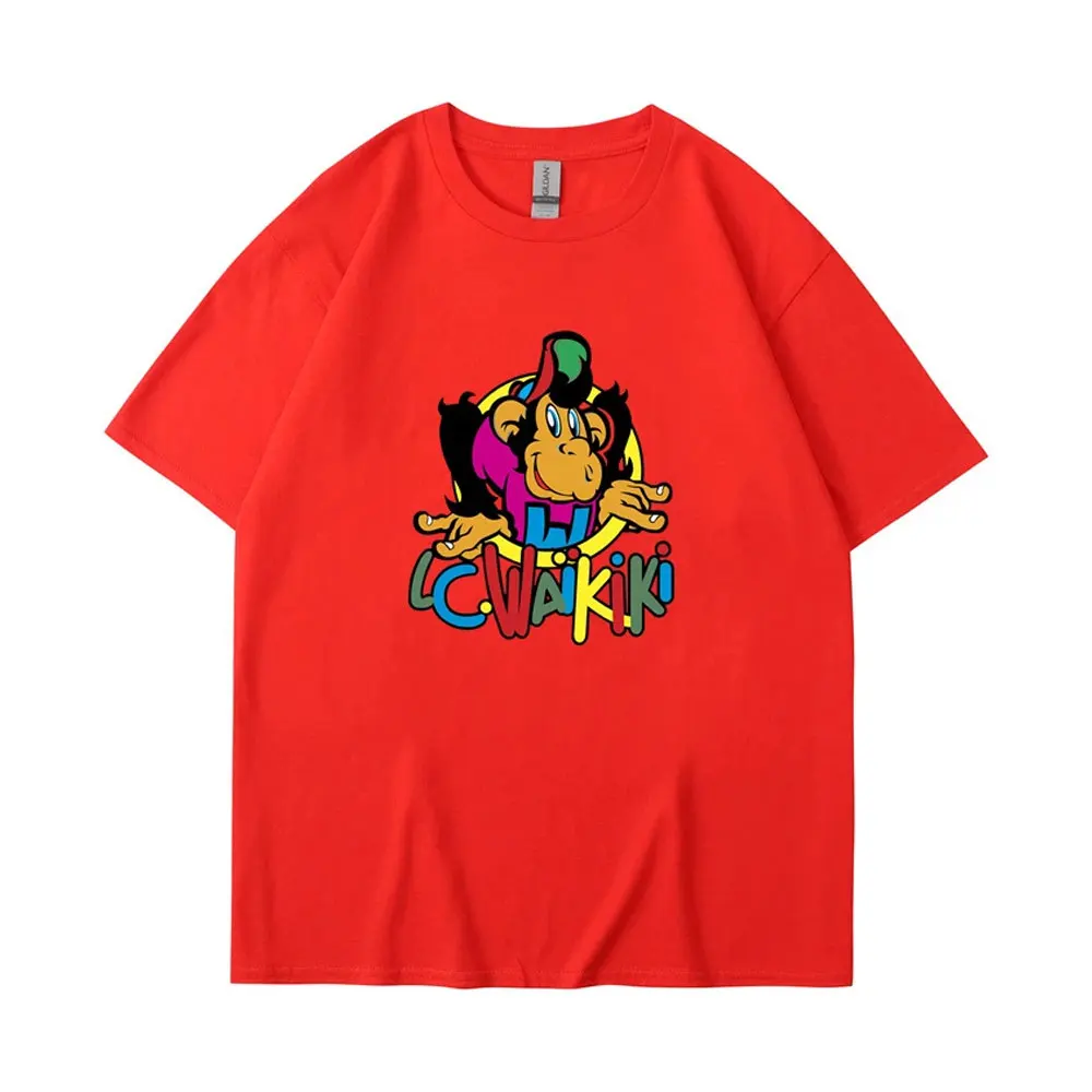 Customized Casual Graphic 2d Printed Shirt Breathable Short Sleeve Summer Top Unisex Wear Round Neck Casual T-shirt