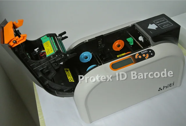 Plastic Card Printer HITI CS-200E Single sided Or Dual Sided PVC Card Printing Machine