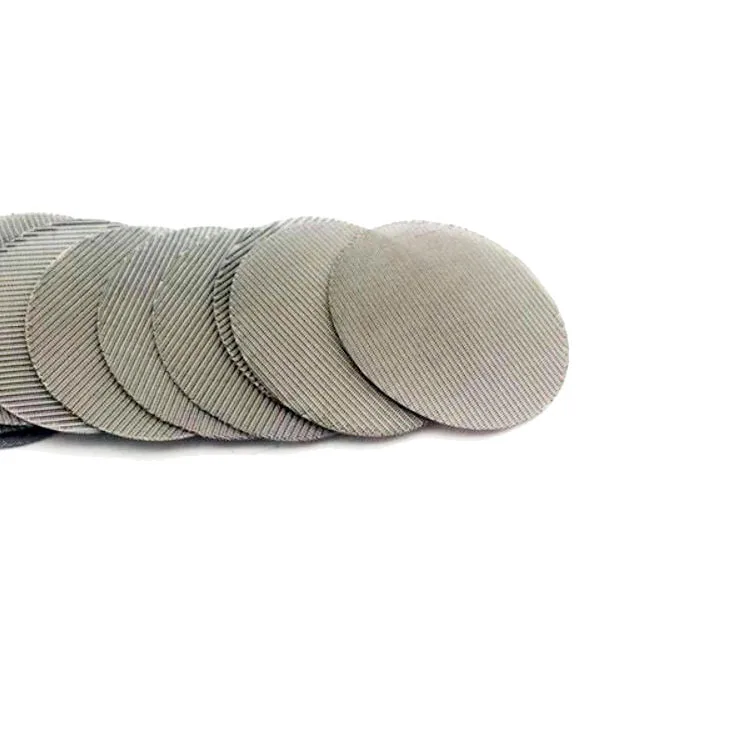 Production Single-Layer Multi-Layer Micro Metal Filter Stainless Steel Wire Mesh Screen Filter Discs