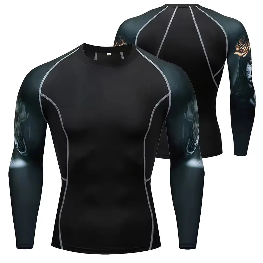 Custom Clothing Rush Guard Sun Protection Clothing Men Compression Shirt Rashguard Men Rash Vests Rash Guard Best rash guards