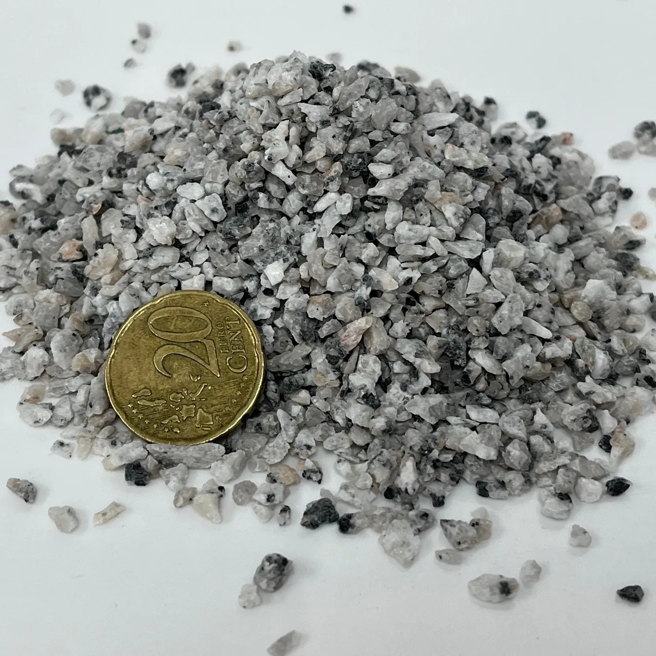 Granite White Grey Micro gravel natural stone aquarium fish tank sand chips gravel decorative substrate soil shrimp