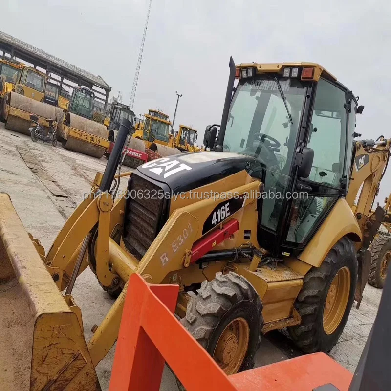 Экскаватор-погрузчик cat 416e б/у недорогой экскаватор-погрузчик caterpillar 420 416E 416F 420F на продажу