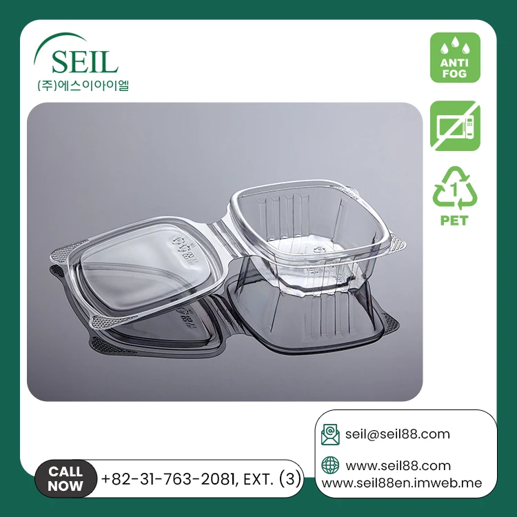 Высококачественные навесные пластиковые контейнеры для домашних животных штабелируемые прозрачные коробки на вынос 180 мл по Заводской Цене SL-L4