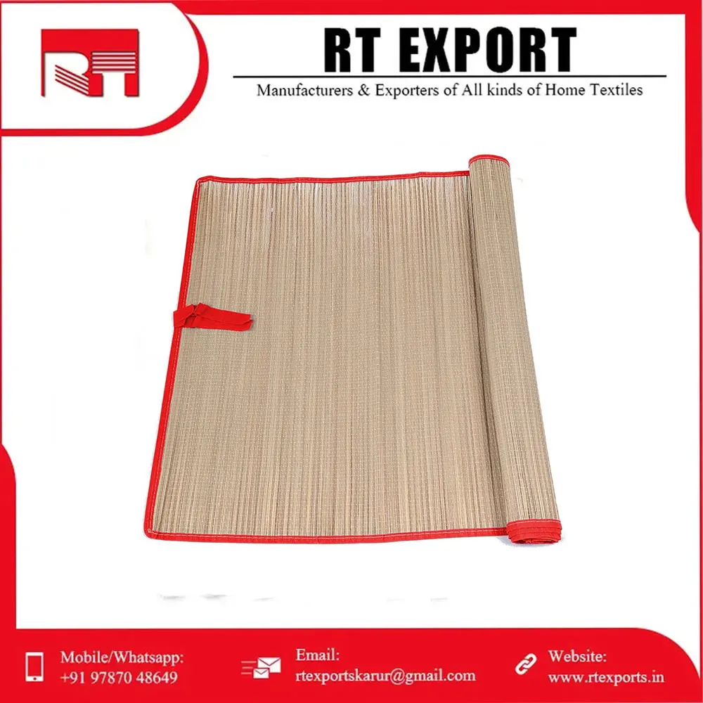 Outdoor Extra Large Cotton Straw Beach Mat Natural Material Foldable Straw Beach Mat Lightweight Straw Beach Mat