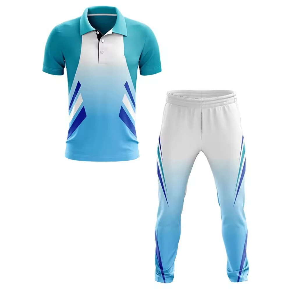 Team Wear Cricket Training Youth And Adults Hot Sale Cricket Uniform Custom Printing Cricket Uniform For Men
