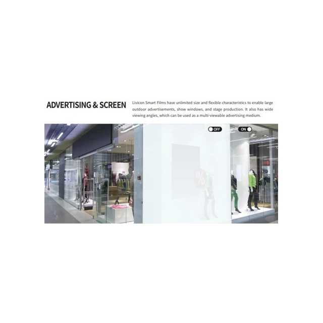 [OCCS] - SMART GLASS PDLCD polymer dispersed liquid crystal display made in Korea smart film premium KOTRA