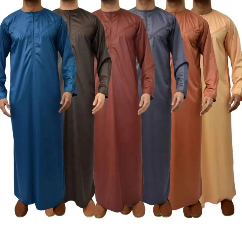 100% polyester spun and filament mixed robe  fabric Arabian thobe fabric Muslim and shirt fabric
