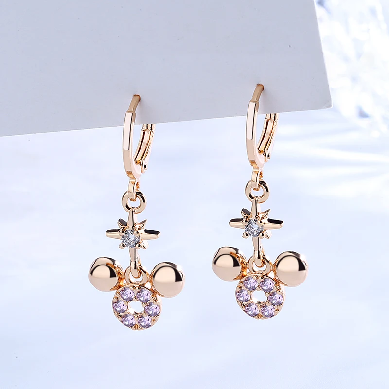 high quality fashion jewelry wholesale designer artificial jewellery mouse earrings for kids girls women