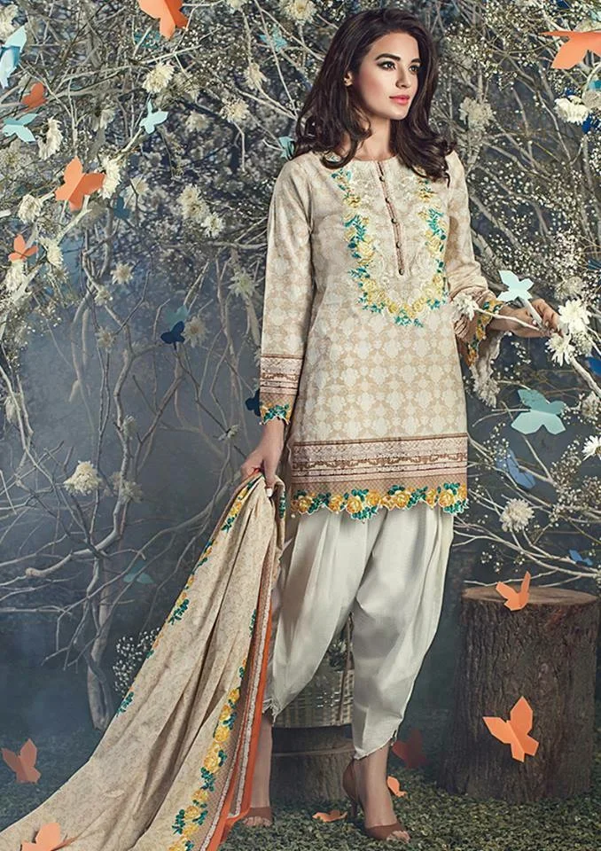 Modern Designer 3-Piece Linen Cotton Georgette Suits Indian Pakistani Style Plus Size Nightgowns for Summer on Wholesale