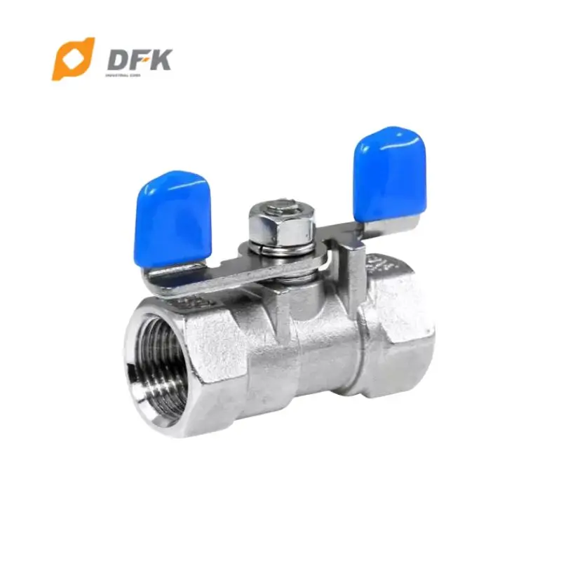 SUS Butterfly Valve Handle Control Female Ball Valve