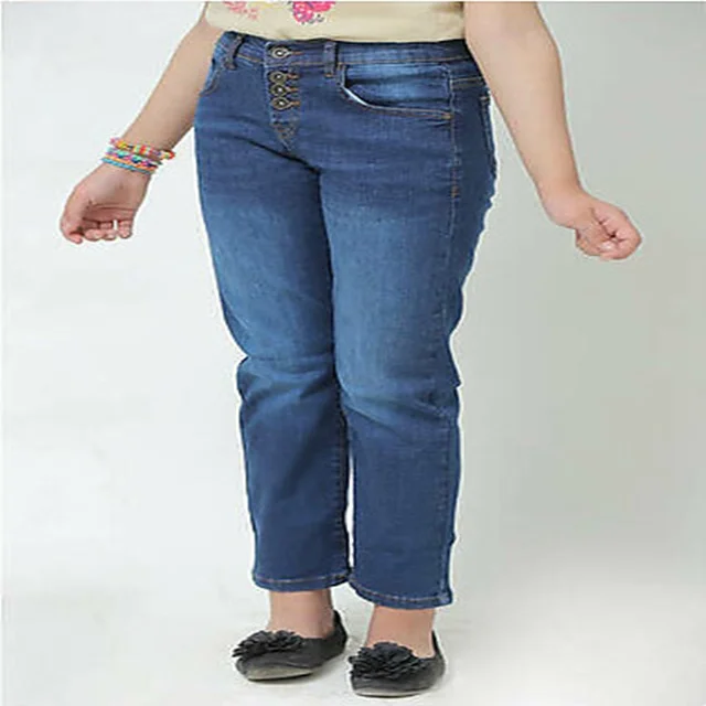 Denim Jeans Pants _  Wholesale Distressed Denim Trousers Hip Hop Fashion Stretch Denim Pants For Men