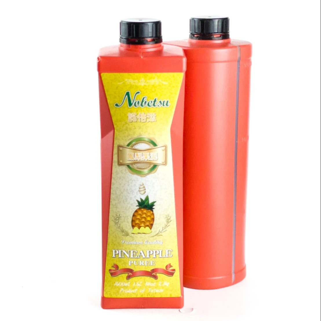 Ready to ship Pineapple puree with pulp flavored syrup factory production 2.1kg*6btls/ctn