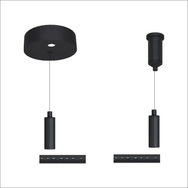 DC24V 48V Modular Design Surface Mounted LED Magnetic spot light magnetic Lighting System led magnetic Track Rail