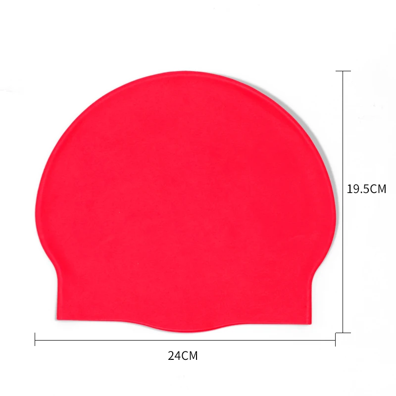 high quality swimming cap colored silkscreen printed silicon swim cap professional custom logo adult
