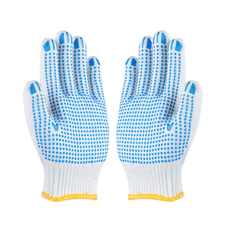 Gauge Knitted Nitrile Coated Working Gloves Hand Protection Anti Slip Work Safety Gloves