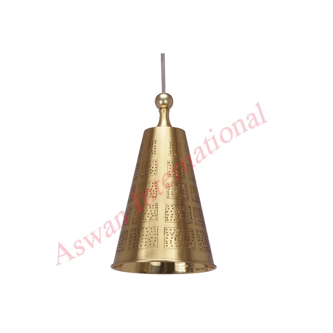 LED Modern Arabic Lantern Lamp Brass Ceiling Hanging Light Moorish Arabian Islamic Arabes Moroccan Chandelier Lighting Moroccan