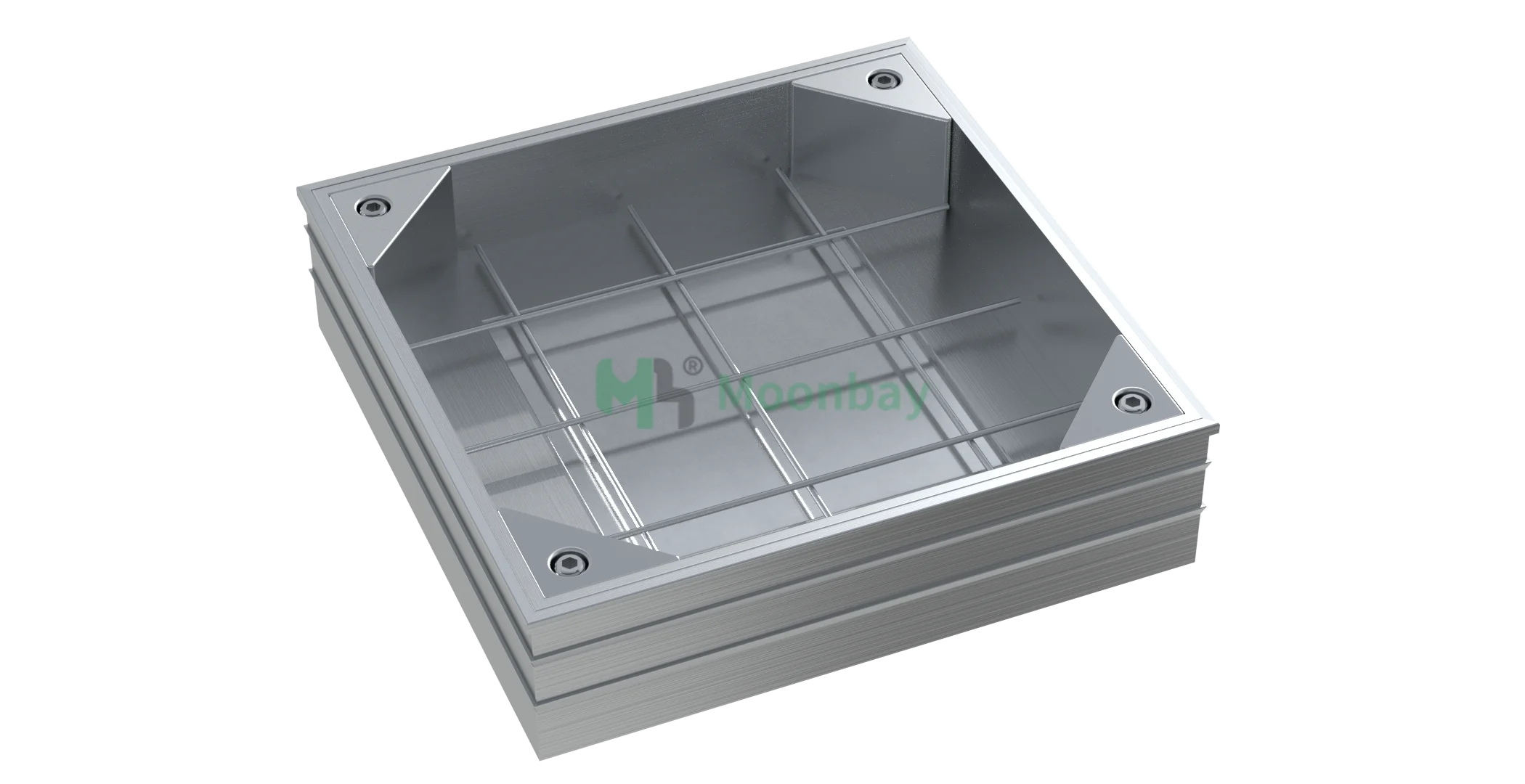 Anti-odor waterproof recessed watertight magnetic manhole cover aluminum lifting keys lifter