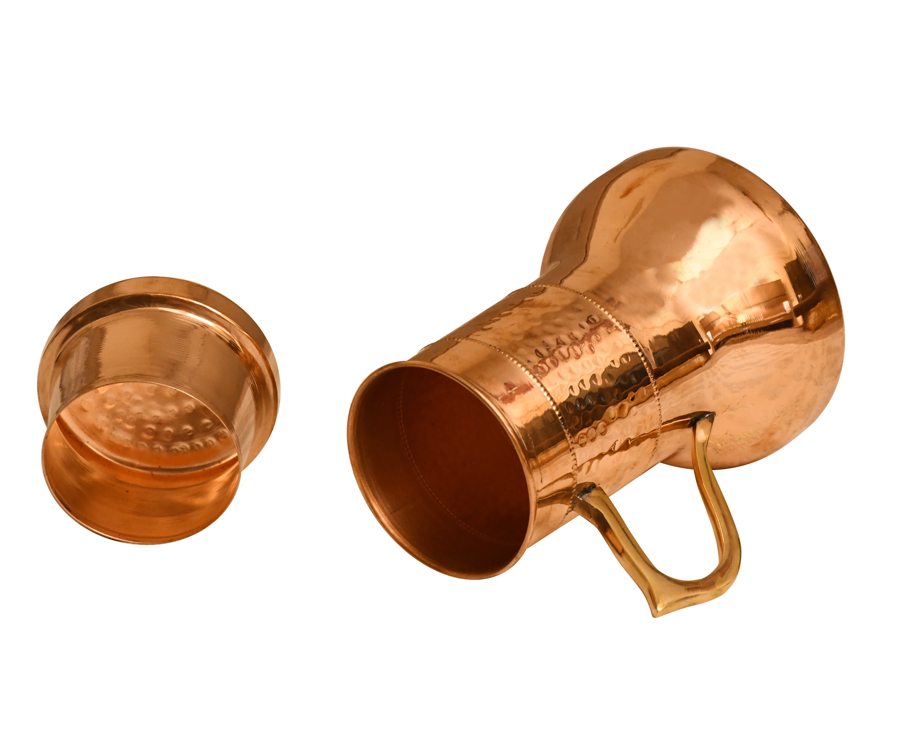 Best Quality Copper Bed Room Water Jug For Drinking Tableware Multifunctional Uses Suppliers & Manufacturer From India