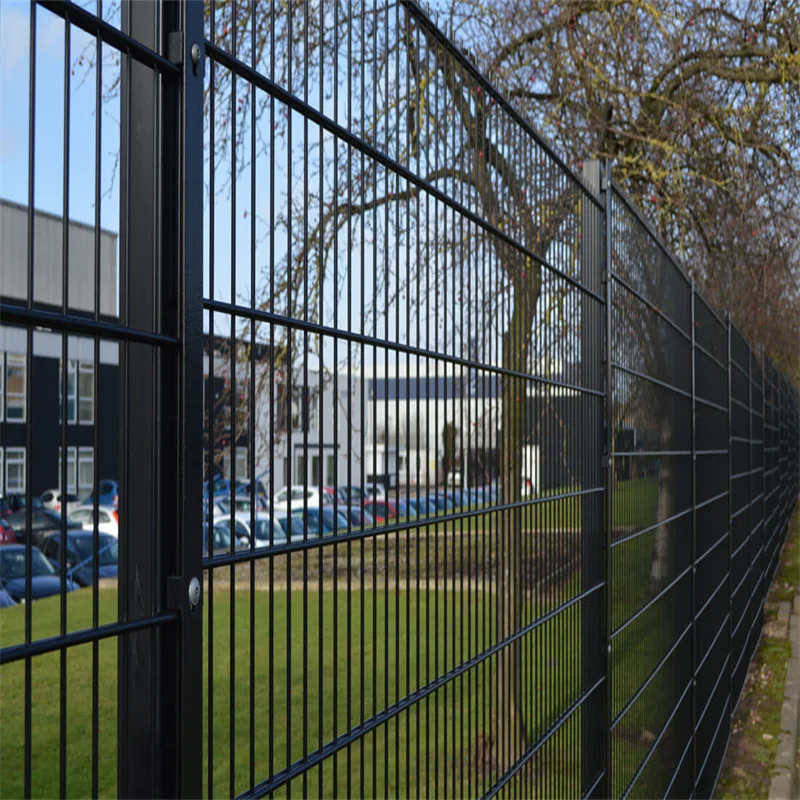 hot sale galvanized powder coated 2d fence panels ral 7016 welded 868/656/545 twin bar wire mesh 2d double welded fence