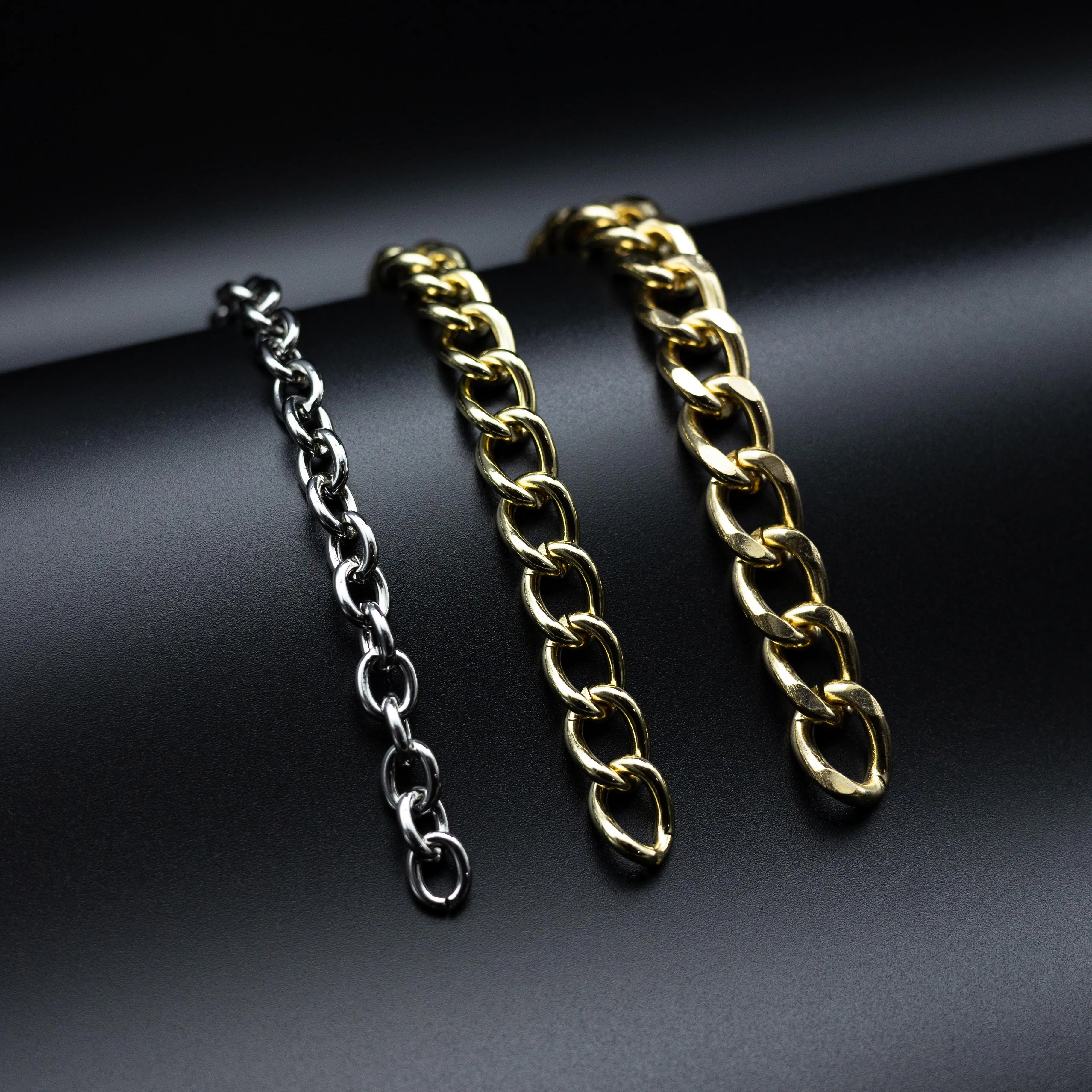 High Quality Custom Purse Strap Gold Metal Shoulder Bag Chain Accessory Factory Price Bag Handle for Handbags