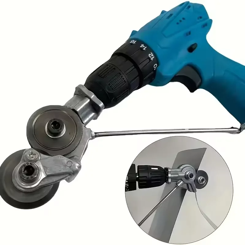 Labor-Saving Electric Drill Cutter Metal Iron Tin Cuts Plate Refitting Shears Power Tools OEM/ODM Supported