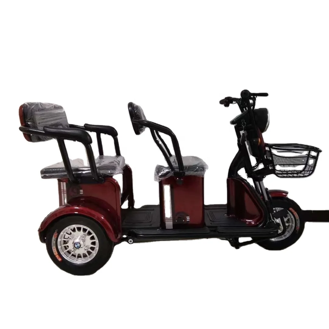 Electric tricycle rickshaw covered three wheel electric tricycles electric tricycle three wheels  Cargo Electric Adult Car Sale