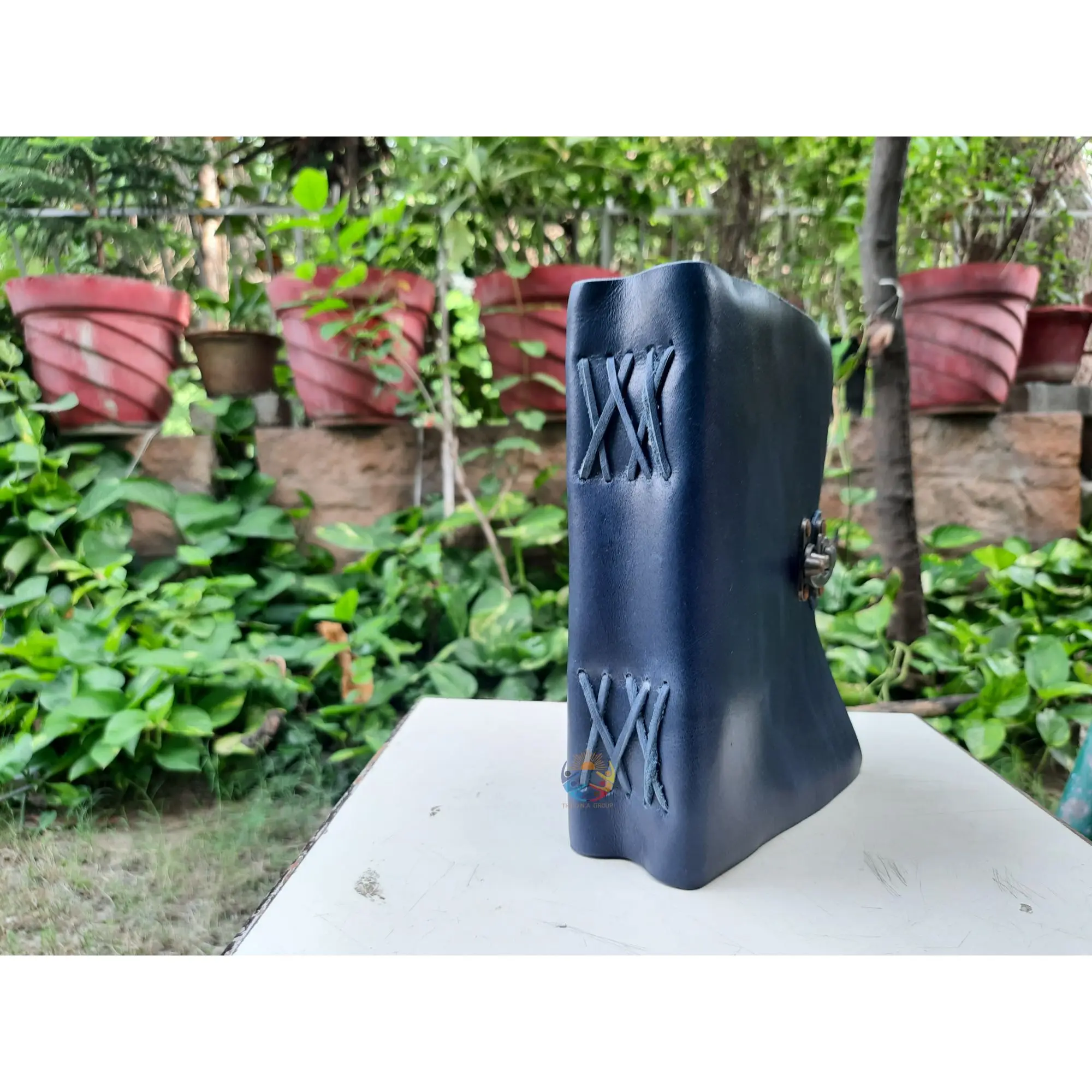 Leather Journal for Men and Women Vintage Leather Unlined Journal with Lock Great Gift for Men and Him Perfect for Writing