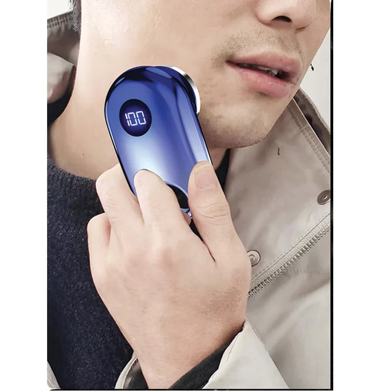 Smart USB Waterproof Classic Multifunctional Pocket Travel Barber Portable Mini Electric Beard Men Shaver