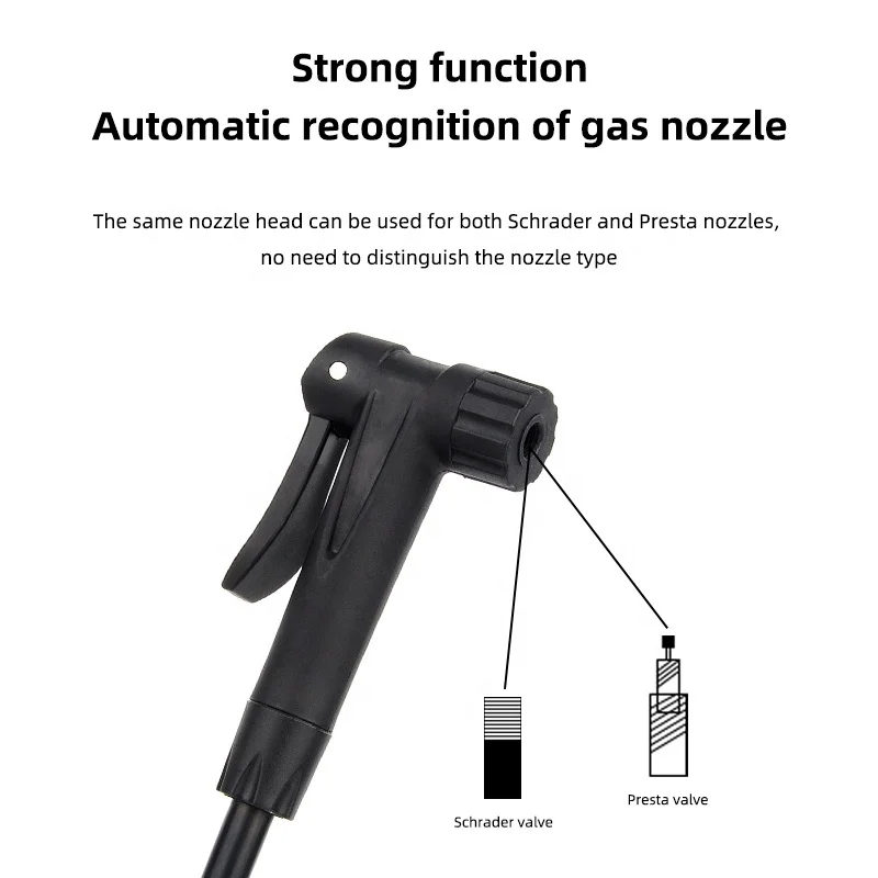 2022 New Design 230PSI Bike Pumps With Large Barometric Dial High Quality Bicycle Accessories Bicycle Floor Pump