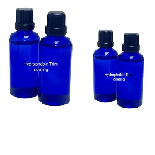 Plastics and Vinyl Surfaces Cheap OEM Logo Singapore Manufacturer Car Products 30ml Darken Effect Hydrophobic Trim Coating