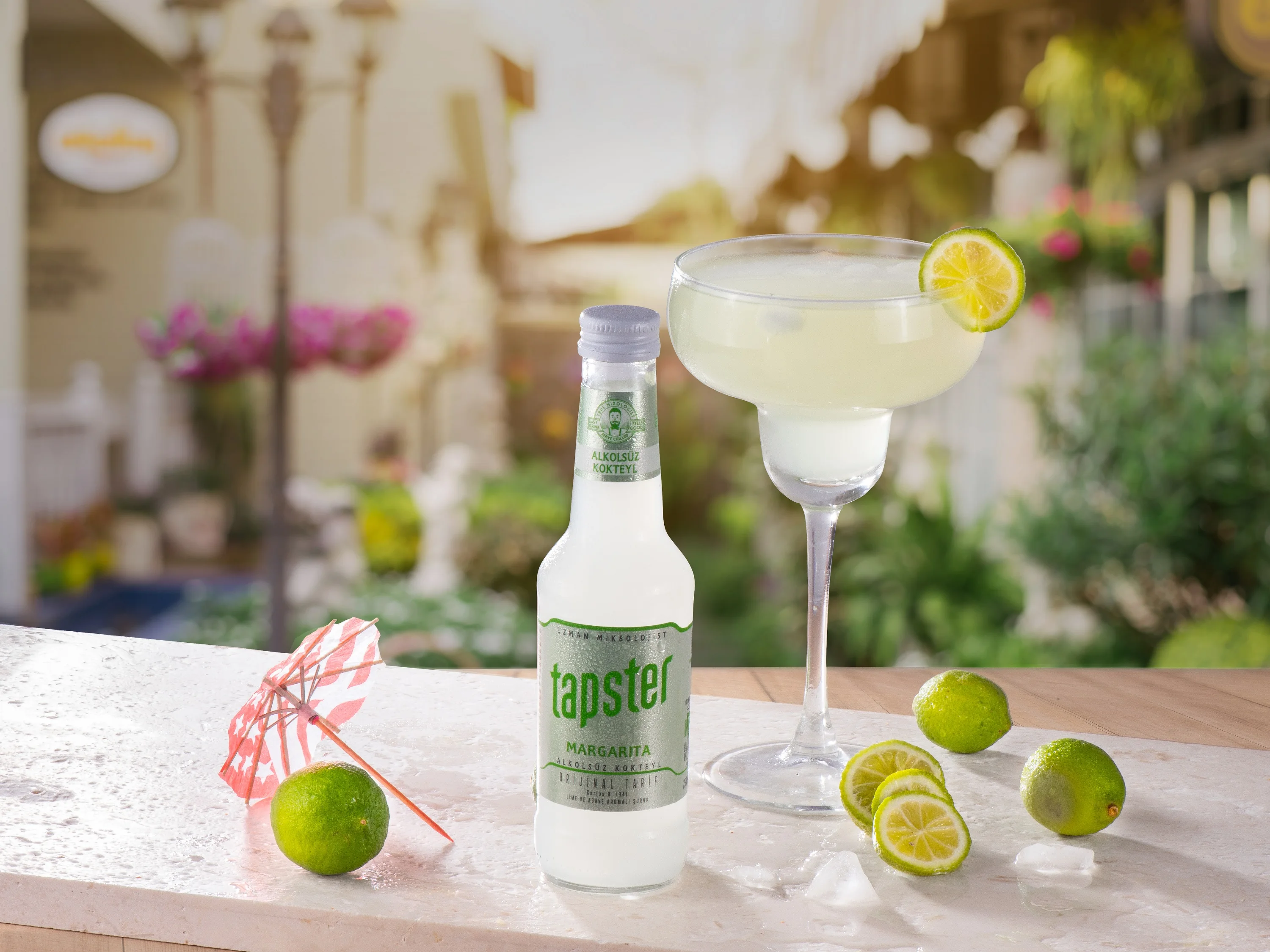 Non Alcoholic Cocktail Syrup Lemon and Agaver Flavored Syrup Soft and Smooth - From Turkey