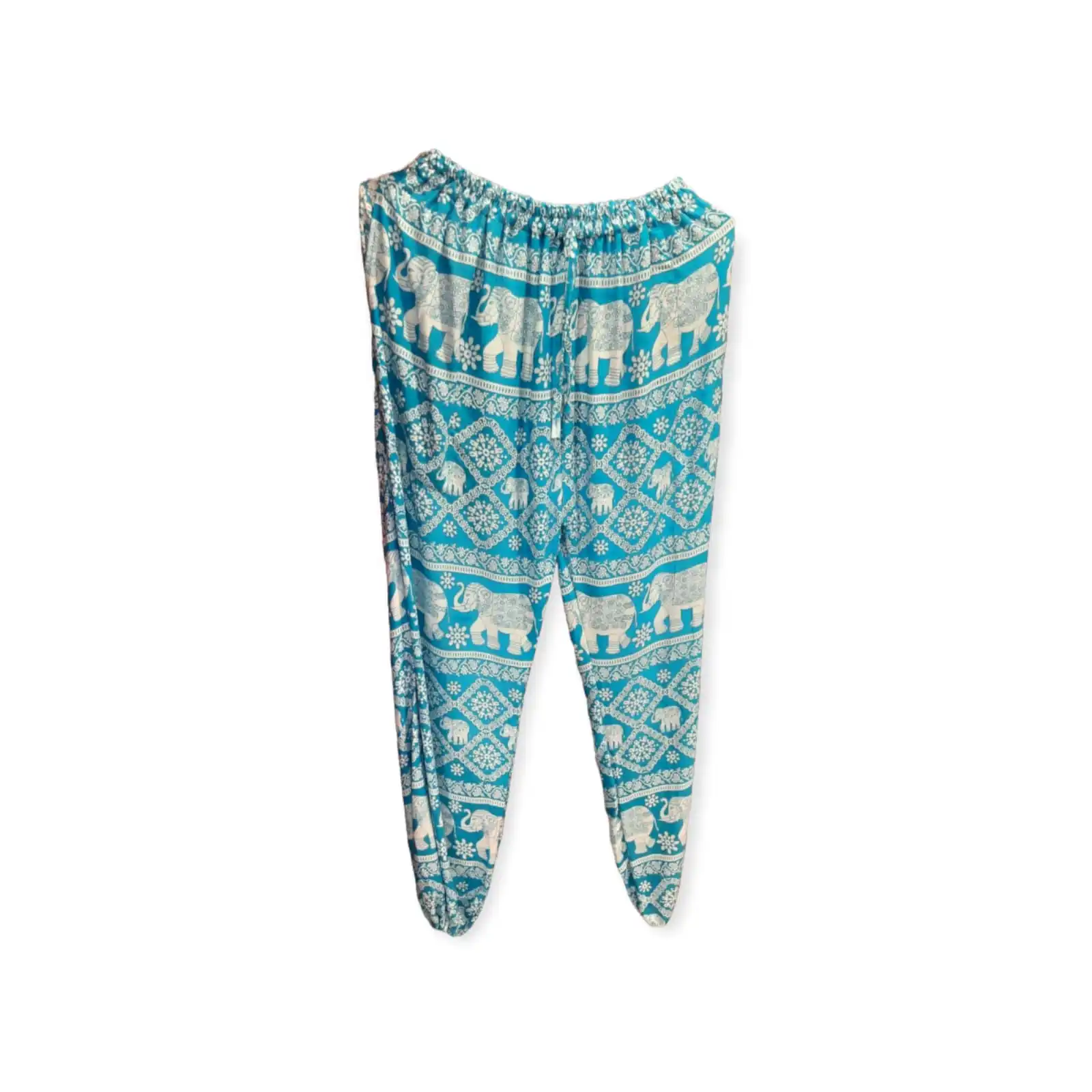 FASHIONABLE AND CASUAL ELEPHANT PRINT WOMEN TROUSERS FROM RAWAT HANDICRAFTS INDIAN MANUFACTURER