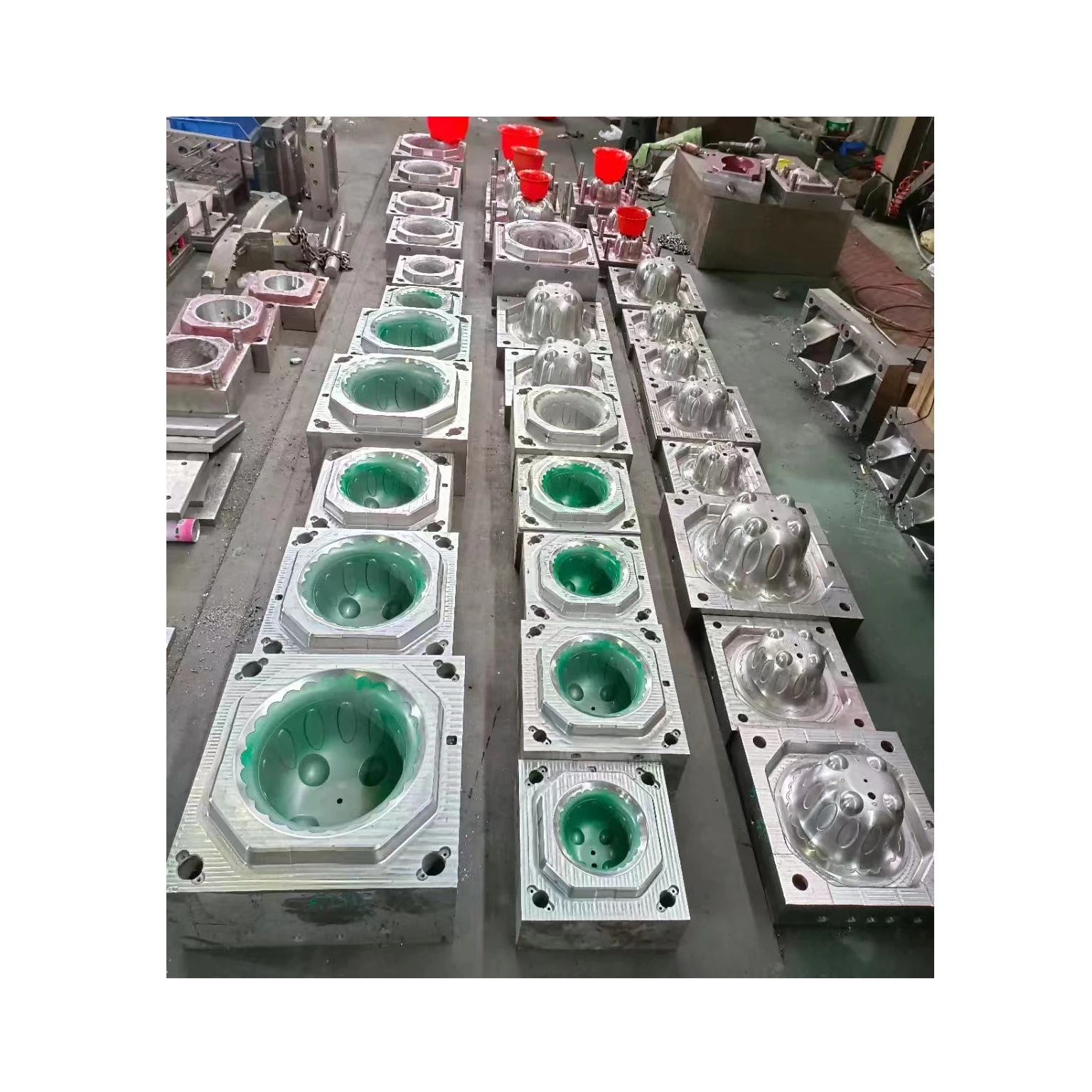 Second Hand Plastic Mould Planter Flower Pot Mold used molds trade