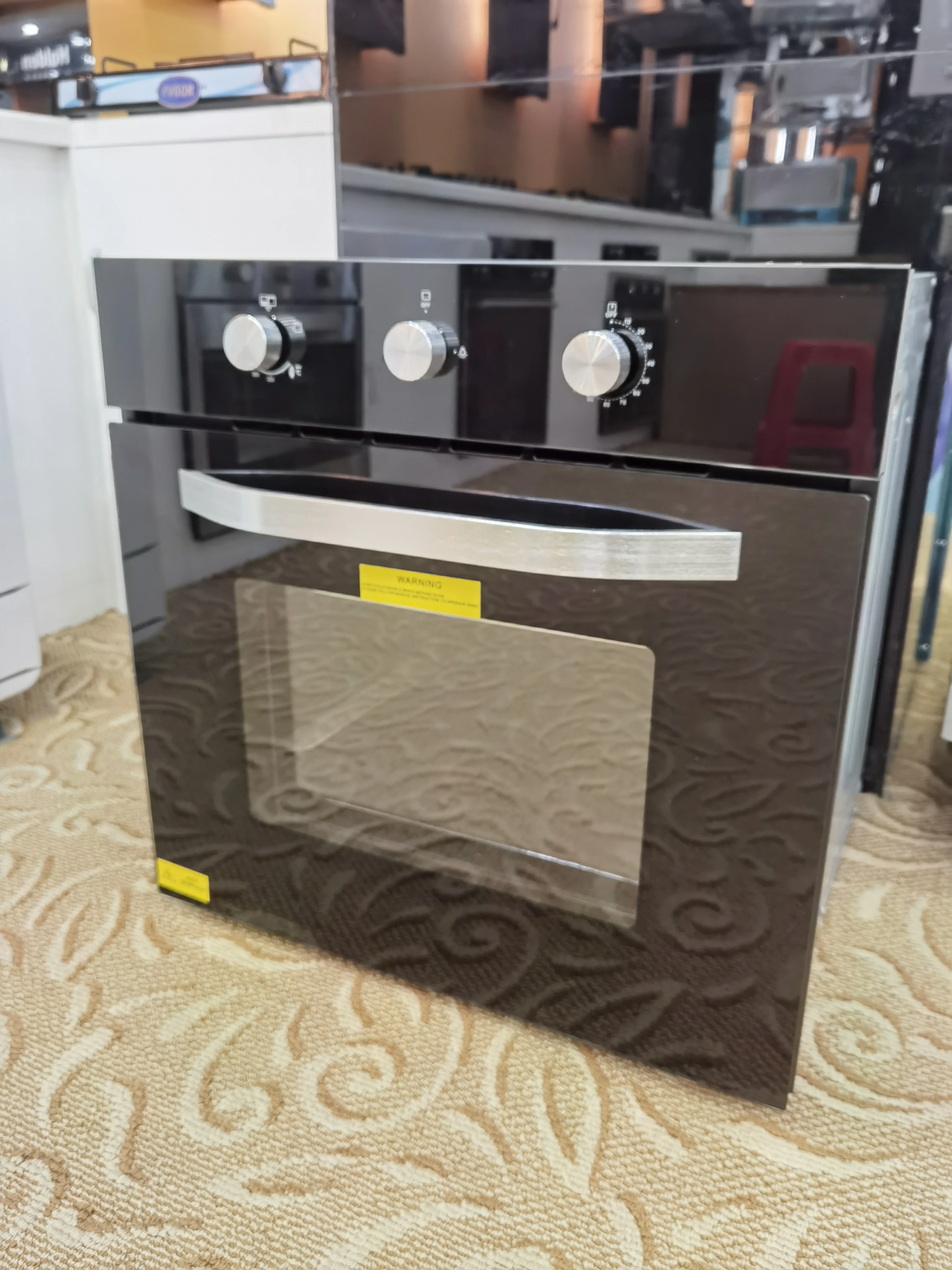 High quality enamel oven conventional fan built in gas oven