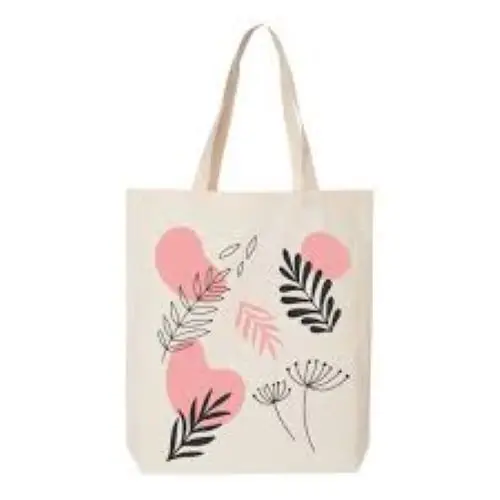Custom Small Canvas Tote Shopping Bag Eco Friendly Reusable Cheap Promotional Cotton Bag At Screen Print Cotton Shopping Bags