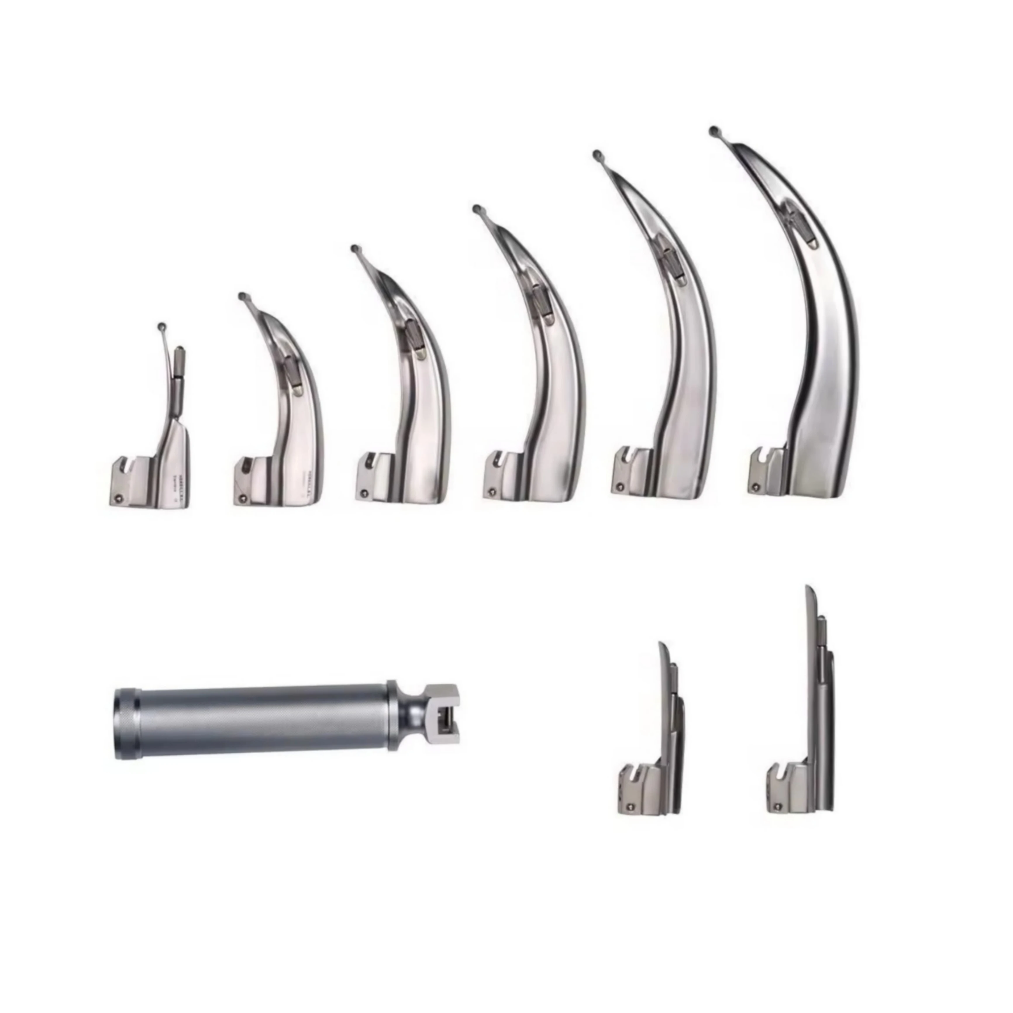 OMI Healthcare Supply 8 Blades Laryngoscope Fiber Optic ENT Instrument