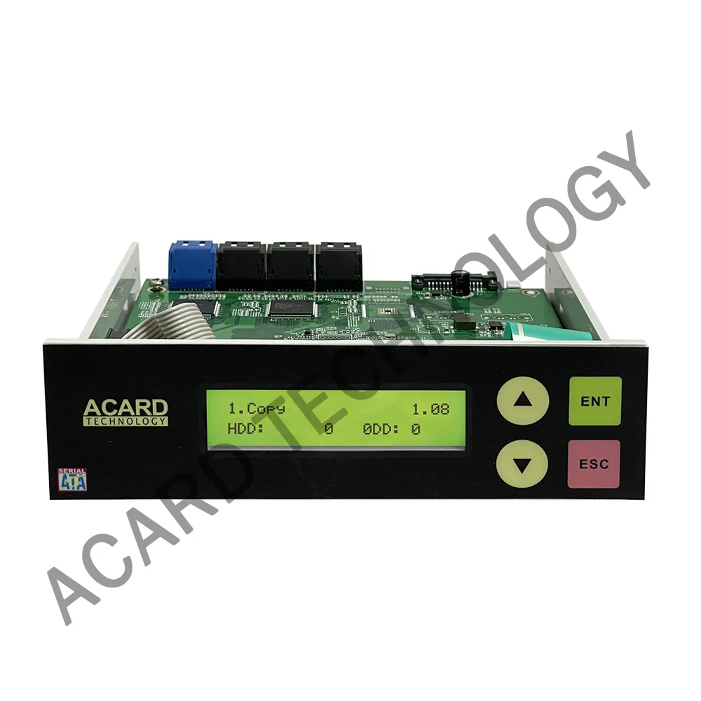 Acard 1 to 7 Controller for Blu-ray BD/DVD/CD Disc Copy Duplicator + SATA Cables