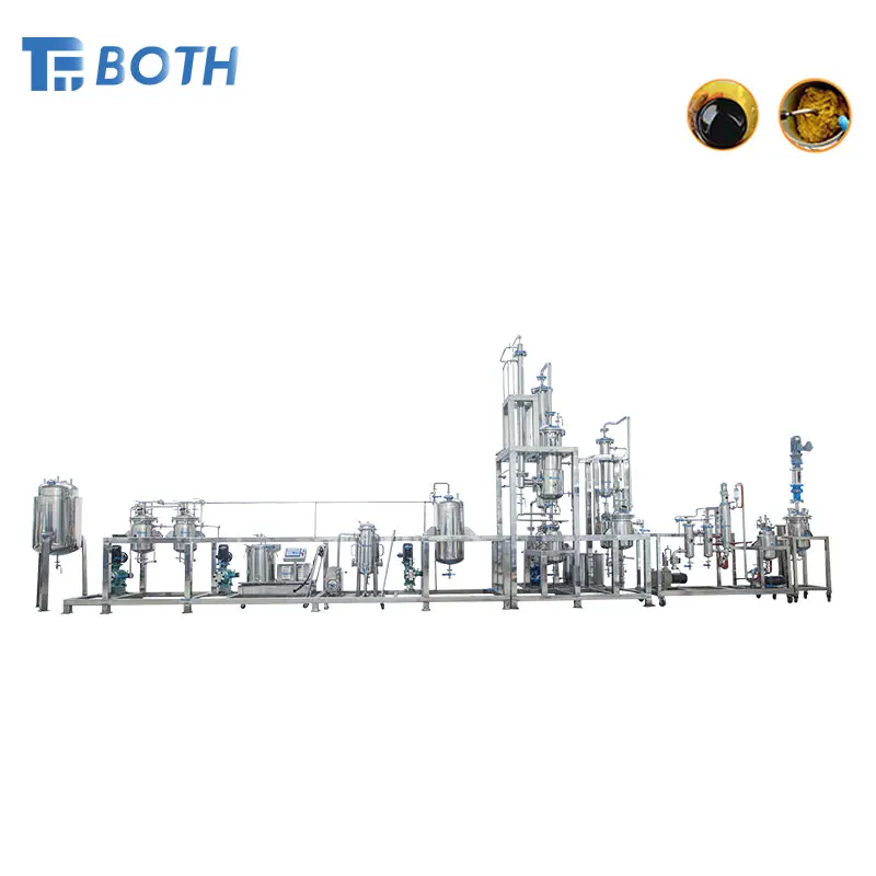 Turnkey Solution To Hemp Oil Distillation Extract by Ethanol Extraction or Supercritical Extraction