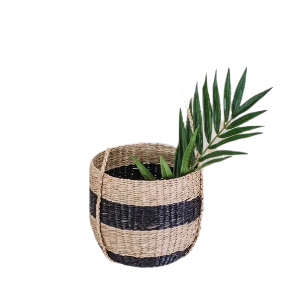 Vietnam Cheapest Item Seagrass Woven Baskets Handmade Decorative Planters Small Other Storage Organization For Home Decor