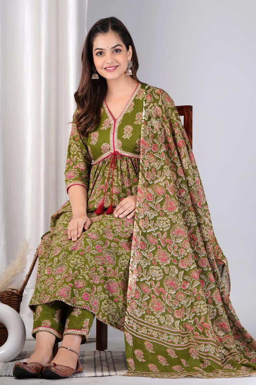 2024 Fancy Collection Afghan Wedding Anarkali Suit Pakistani New Style Casual Women Dresses Suits Trendy Style Pathani Dress