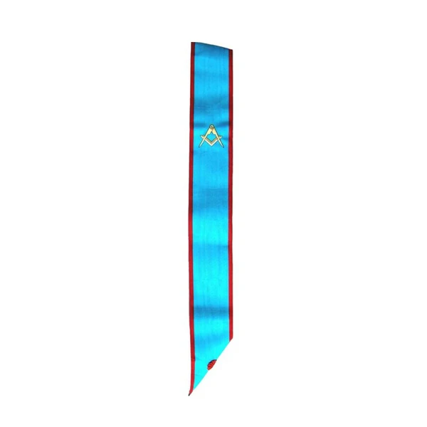Masonic Blue Lodge 14th Degree Collars Masonic officers collar deputy Collar made from moire ribbon White back Width
