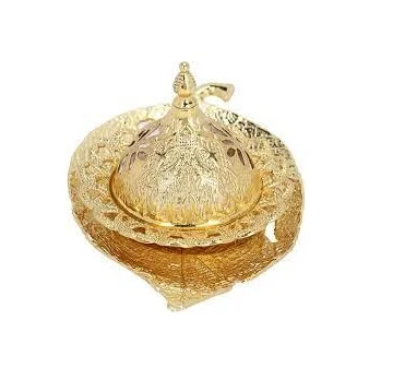 Metal Mubkhar Incense Burner Oud Bakhoor Jar Glass Burner Luxury Arabic Incense Burner