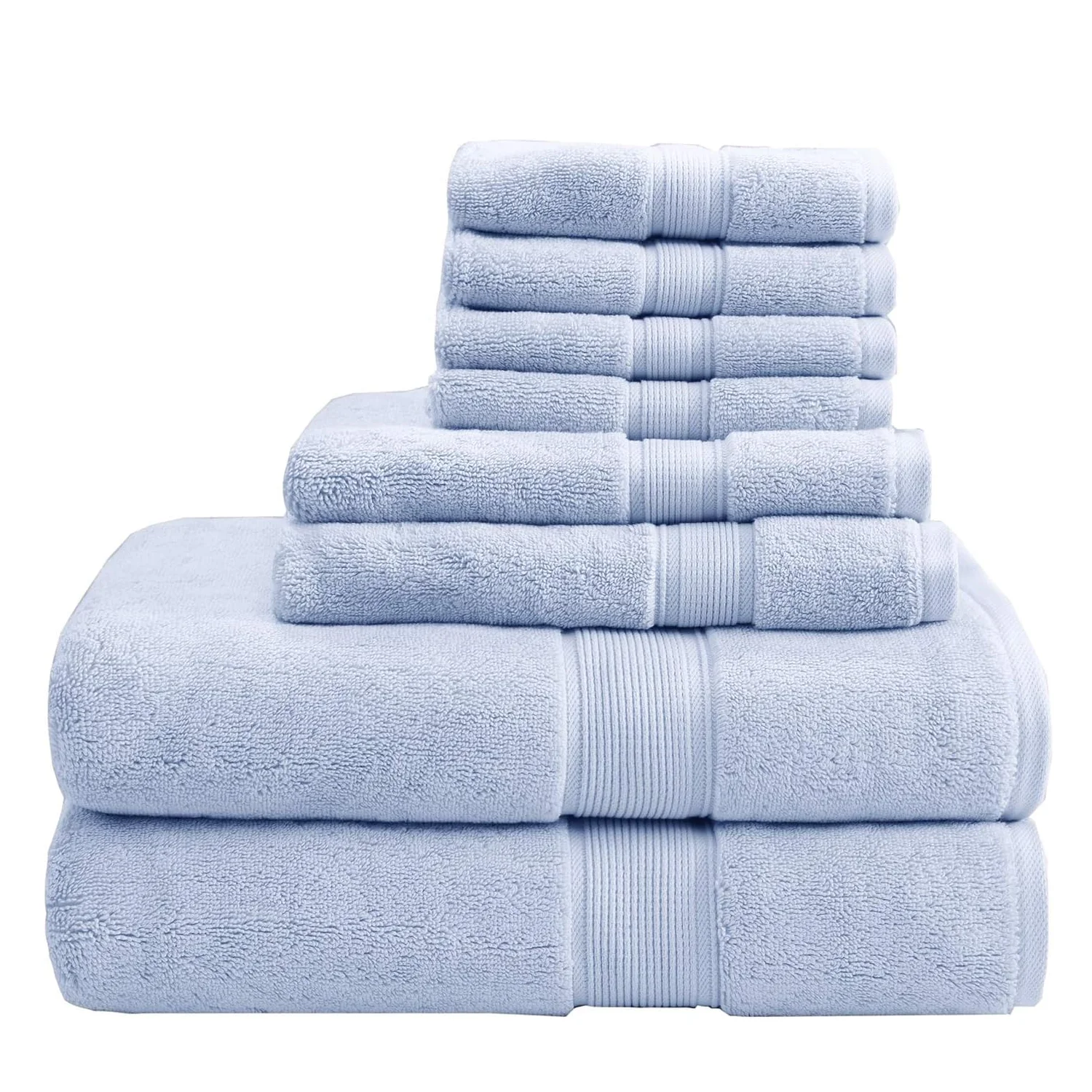 Хит продаж индивидуальный дизайн логотипа цвет 100% хлопок дешевая цена высокое качество домашний отель обычное использование набор из 8 банных полотенец