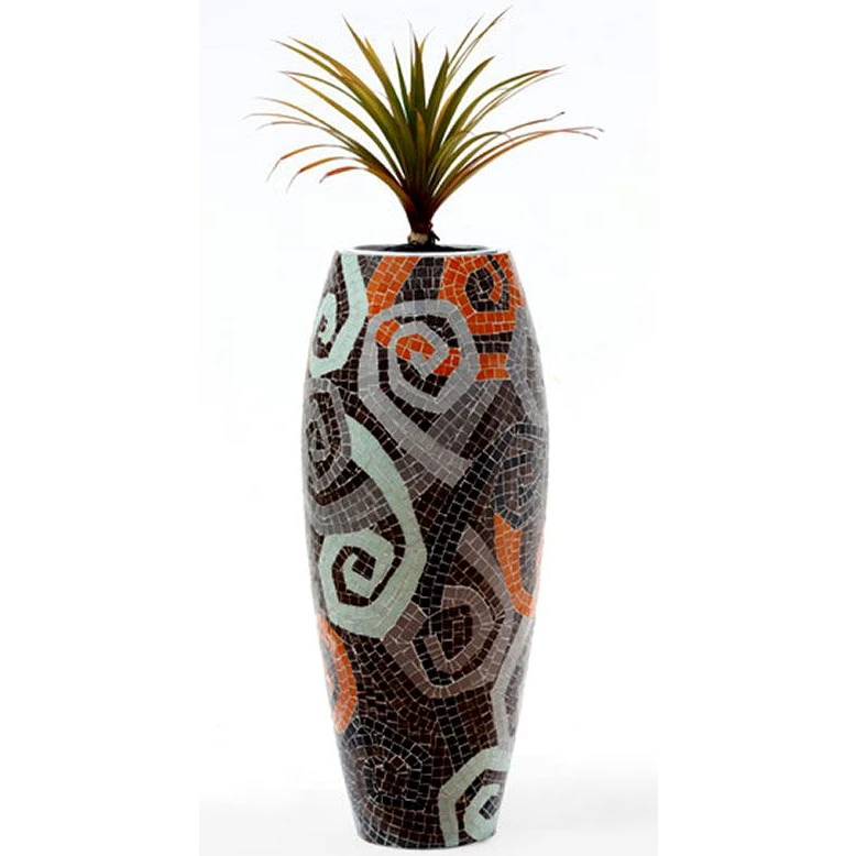 Creative Plants Round Bowl Indoor Centerpieces Antique Ceramic Handmade Large and Small Clay Plant Ceramic Vase for Home Decor