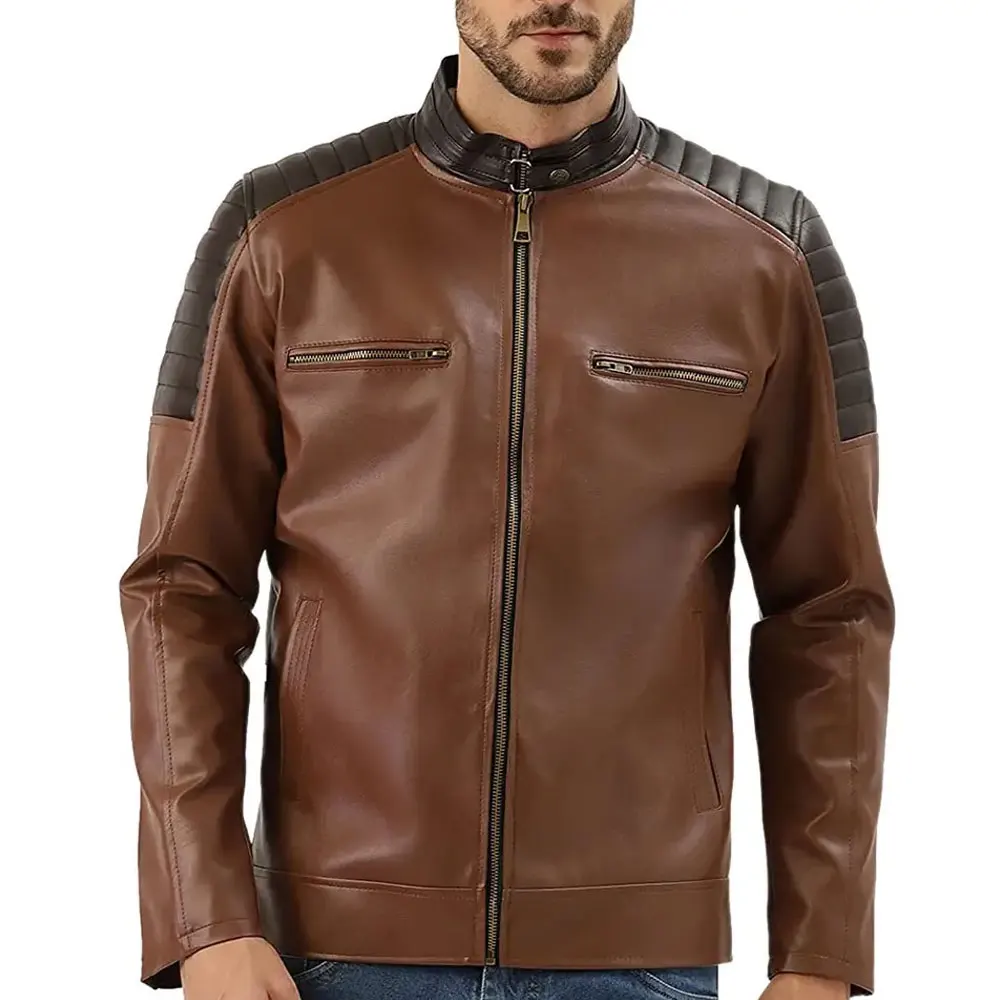 Cheap Price New Style Lightweight Leather Jacket For Men / Hot Sale Good Quality Men Leather Jackets For Sale