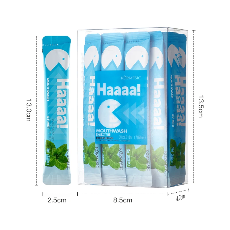 OEM/ODM KORMESIC PROBIOTIC VITALITY WHITE PEACH MOUTHWASH REFRESHING MINT COCONUT Flavour