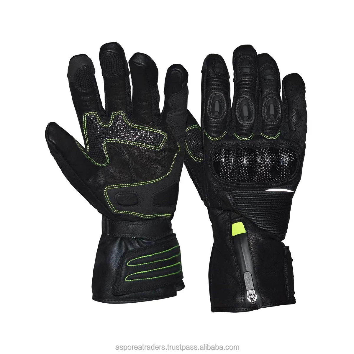 Motorbike Gloves Protection Motorcycle Full Finger Racing Gloves Riding Premium Leather Motorbike Motorcycle Gloves