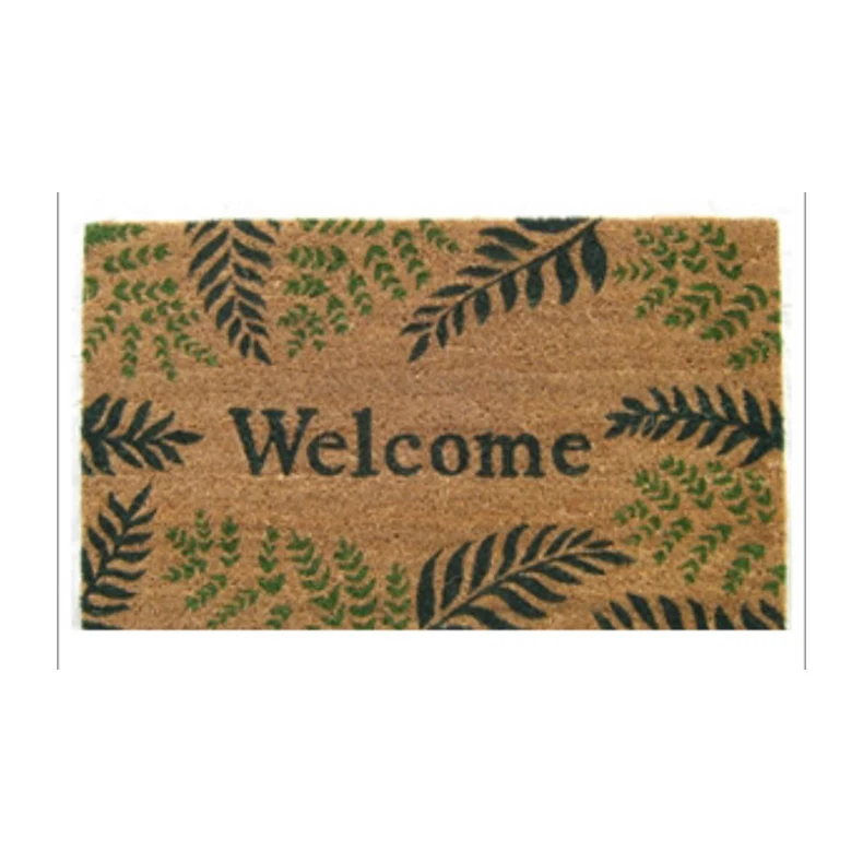 Exclusive Selling Non-slip Handmade & Tufted Rectangle Shape Custom Pattern Printed Anti-slip PVC Door Mat for Bulk Buyers